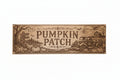 Pumpkin Patch Engraved Cherry Wood Sign — 24 × 7.5