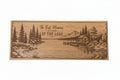Best Memories Are Made at the Lake Cherry Wood Sign — 24 × 10