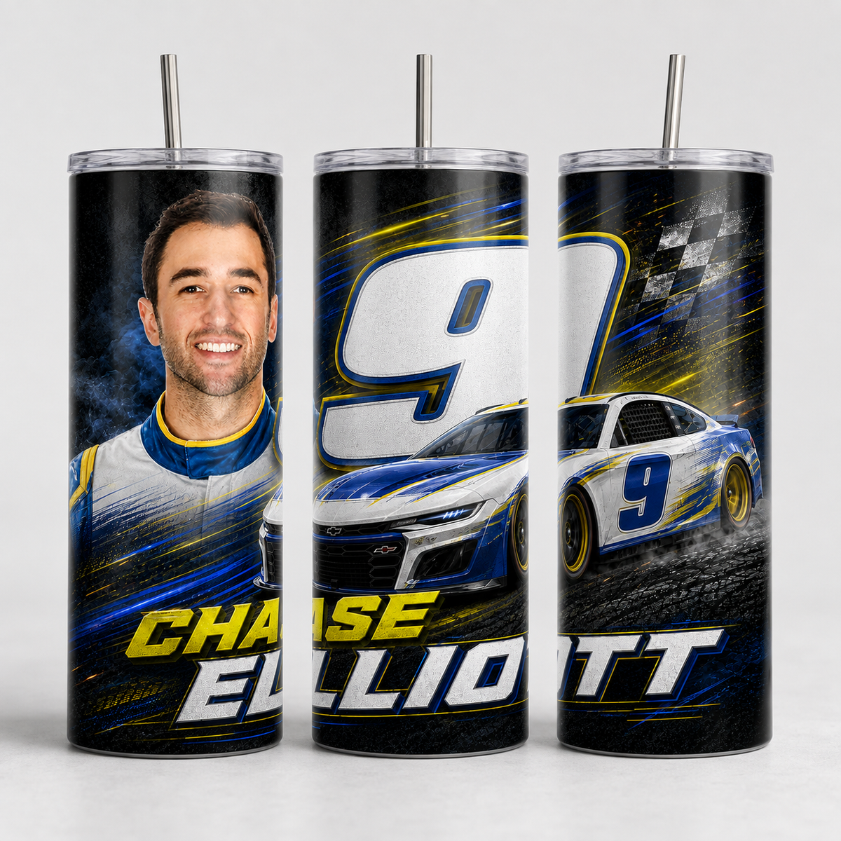 NASCAR Driver 20 oz Skinny Tumbler – Choose Your Driver