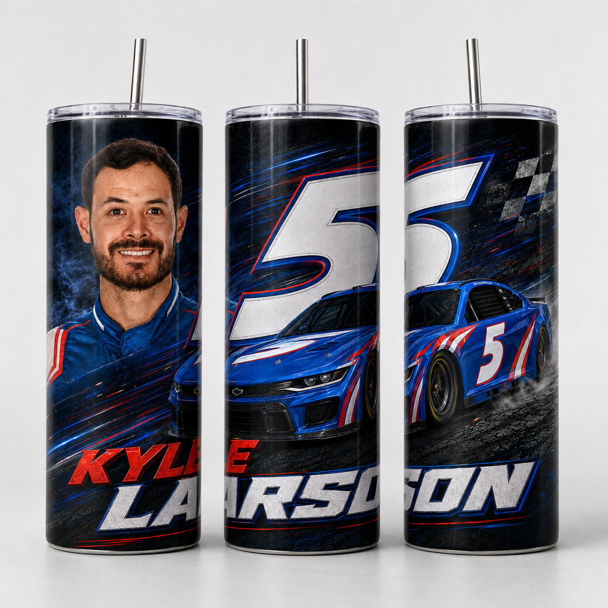 NASCAR Driver 20 oz Skinny Tumbler – Choose Your Driver
